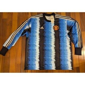 Manchester United GK Goalkeeper Icon Adidas LS Jersey Size Large NEW HT1994